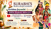 SMDA Students Snowcats for Krishna Jayanthi art 6 pm on our Youtube Channel